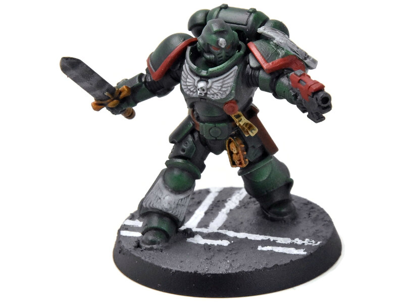 Games Workshop DARK ANGELS Primaris Lieutenant #1 WELL PAINTED Warhammer 40K