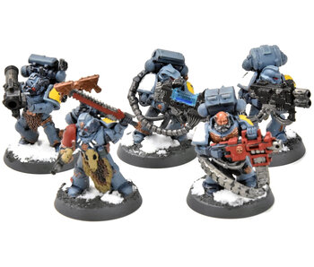 SPACE WOLVES 5 Devastator Squad #1 WELL PAINTED Warhammer 40K