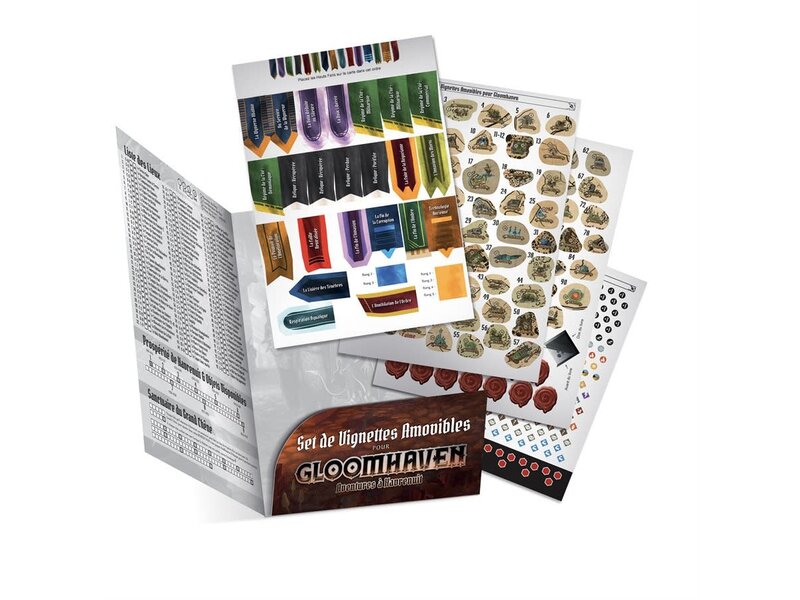 Gloomhaven - Removable Stickerset (French)