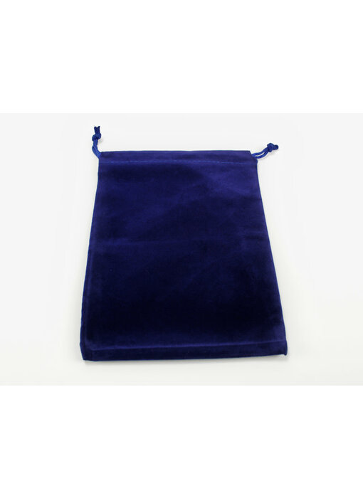 Suedecloth Dice Bag - Large Royal Blue