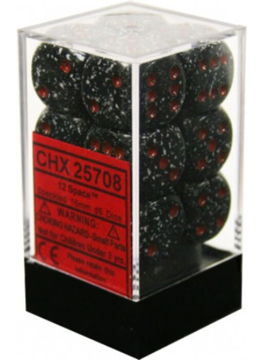 Speckled 12 * D6 Space 16mm Chessex Dice (CHX25708)