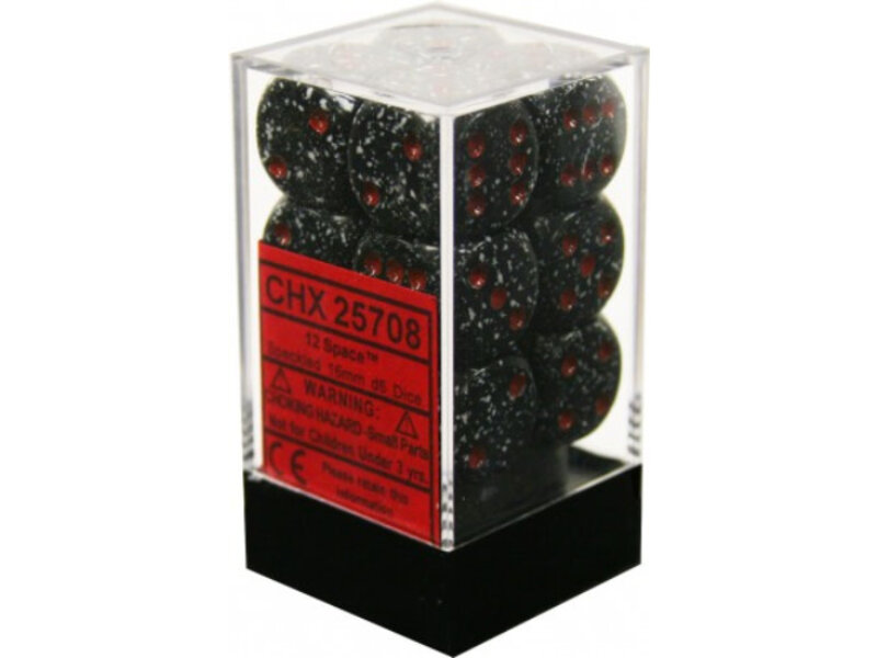 Chessex Speckled 12 * D6 Space 16mm Chessex Dice (CHX25708)