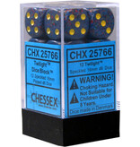 Chessex Speckled 12 * D6 Twilight 16mm Chessex Dice (CHX25766)