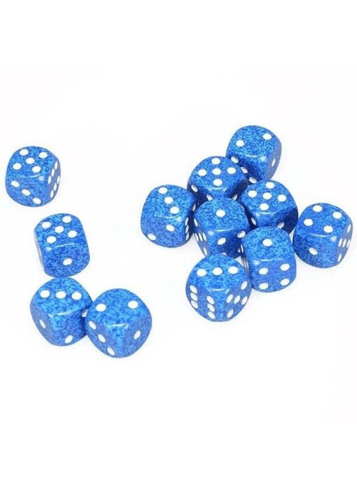 Speckled 12 * D6 Water 16mm Chessex Dice (CHX25706)