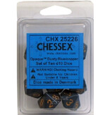 Chessex Opaque 10 * D10 Dusty Blue / Copper Chessex Dice (CHX25226)