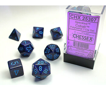 Speckled 7-Die Set Cobalt Chessex Dice (CHX25307)