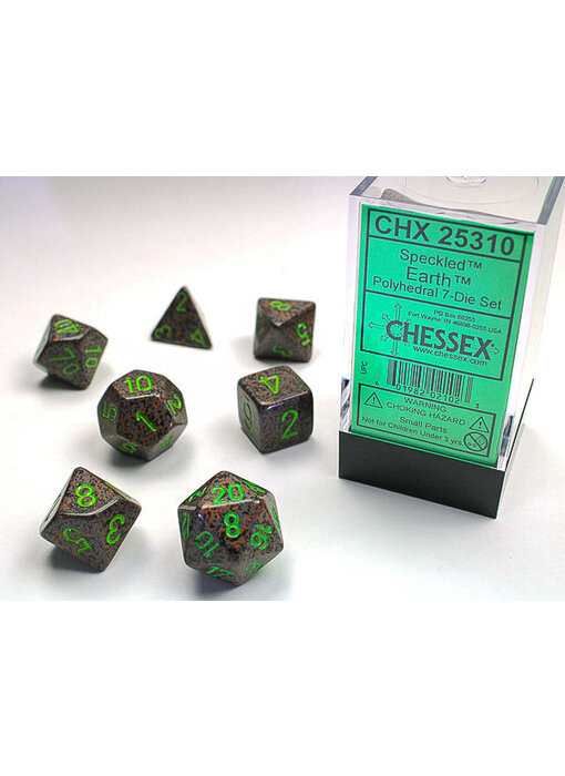 Speckled 7-Die Set Earth Chessex Dice (CHX25310)