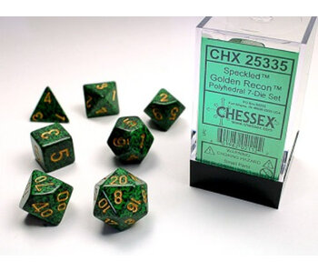 Speckled 7-Die Set Golden Recon Chessex Dice (CHX25335)