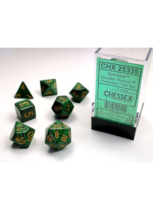 Speckled 7-Die Set Golden Recon Chessex Dice (CHX25335)