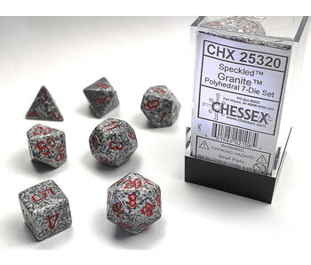 Speckled 7-Die Set Granite Chessex Dice (CHX25320)