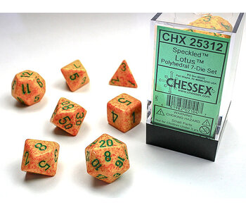 Speckled 7-Die Set Lotus Chessex Dice (CHX25312)