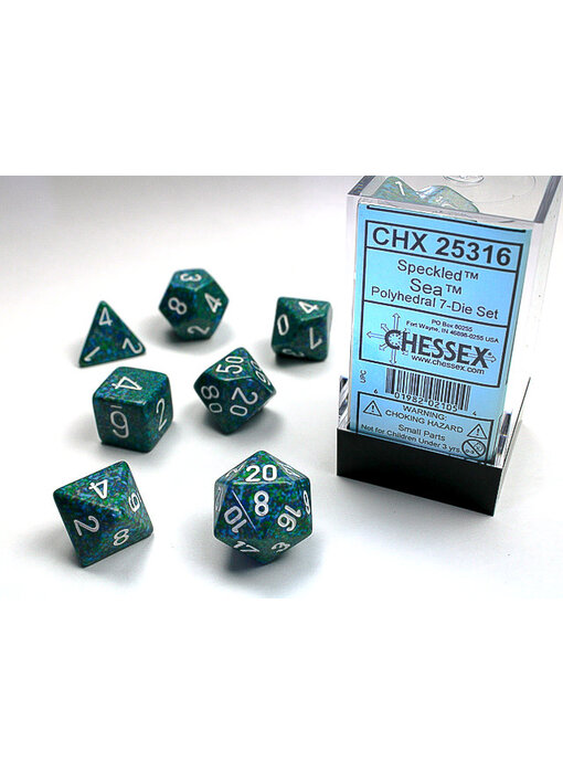 Speckled 7-Die Set Sea Chessex Dice (CHX25316)
