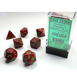 Chessex Speckled 7-Die Set Strawberry Chessex Dice (CHX25304)