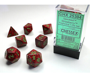 Speckled 7-Die Set Strawberry Chessex Dice (CHX25304)