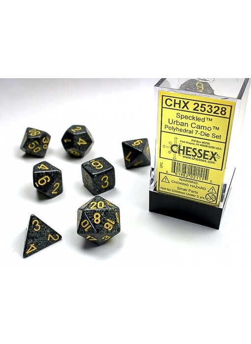 Speckled 7-Die Set Urban Camo Chessex Dice (CHX25328)
