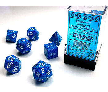 Speckled 7-Die Set Water Chessex Dice (CHX25306)