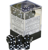 Chessex Opaque 36 * D6 Black / White 12mm Chessex Dice (CHX25808)