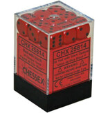 Chessex Opaque 36 * D6 Red / Black 12mm Chessex Dice (CHX25814)