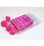 Chessex Opaque 10 * D10 Pink / White Chessex Dice (CHX25244)