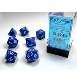 Chessex Opaque 7-Die Set Blue / White Chessex Dice (CHX25406)