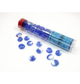 Chessex Glass Stones Dark Blue Catseye Qty 40 5.5 inches Tube Chessex (CHX01160)