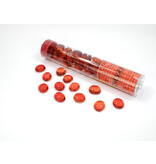 Chessex Glass Stones Orange - Qty 40 / 5.5 inches Tube Chessex (CHX01123)