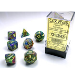 Chessex Festive 7-Die Set Rio W / Yellow Chessex Dice (CHX27449)