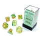 Nebula 7-Die Set Spring / White Luminary (2021) Chessex Dice (CHX27555)