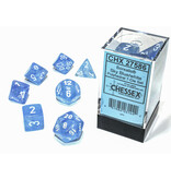 Chessex Borealis 7-Die Set Sky Blue / White Luminary Chessex Dice (CHX27586)