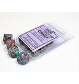 Chessex Festive 10 * D10 Mosaic / Yellow Chessex Dice (CHX27250)