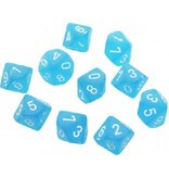 Chessex Frosted 10 * D10 Caribbean Blue Chessex Dice (CHX27216)