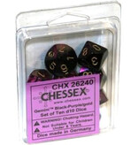 Chessex Gemini 10 * D10 Black-Purple / Gold Chessex Dice (CHX26240)