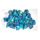 Gemini 10 * D10 Blue-Teal / Gold Chessex Dice (CHX26259)