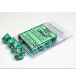 Chessex Marble 10 * D10 Oxi-Copper / White Chessex Dice (CHX27203)