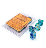 Chessex Nebula 10 * D10 Oceanic / Gold Luminary Chessex Dice (CHX27356)
