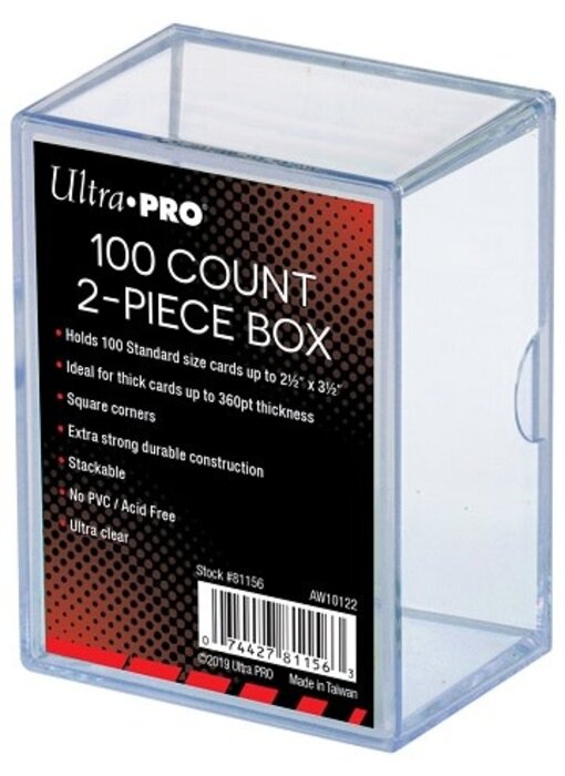 Ultra Pro Storage Box - 2 Piece - 100 Ct