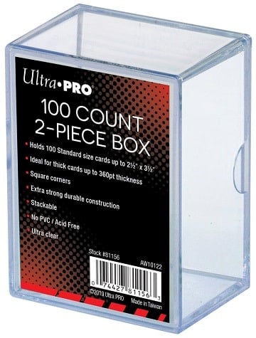 Ultra Pro Storage Box - 2 Piece - 100 Ct