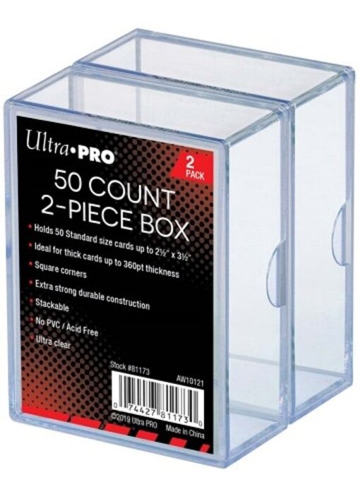 Ultra Pro Storage Box - 2 Piece - 50 Ct