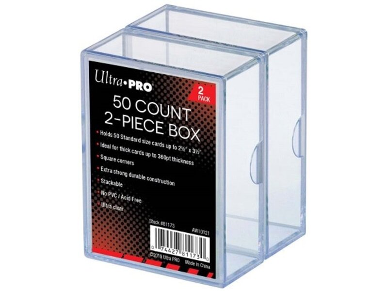 Ultra Pro Ultra Pro Storage Box - 2 Piece - 50 Ct