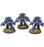 Games Workshop SPACE MARINES 3 Flamethrower Aggressors #4 WELL PAINTED 40K Ultramarines