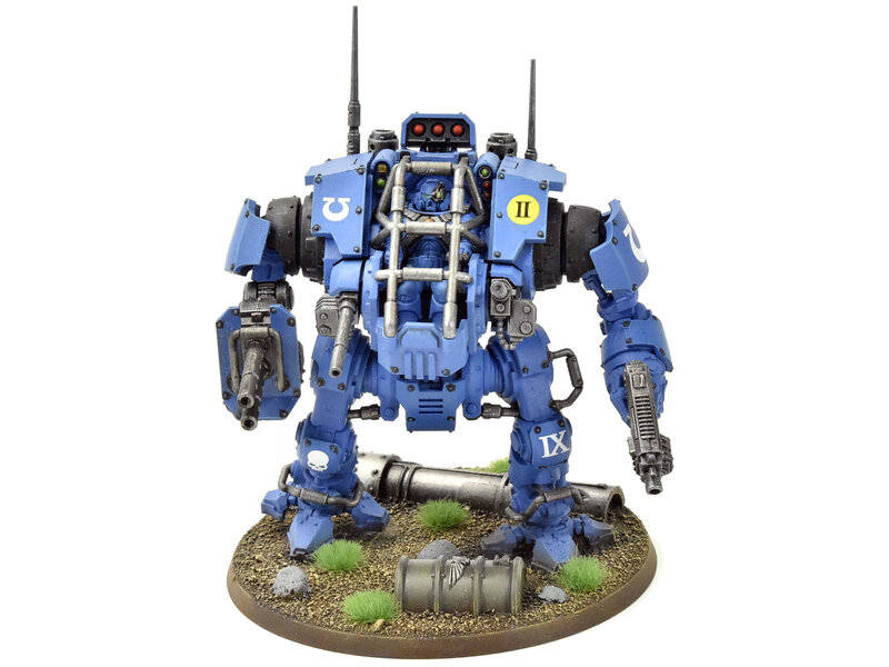Games Workshop SPACE MARINES Invictor Tactical Warsuit #1 PRO PAINTED 40K Ultramarines