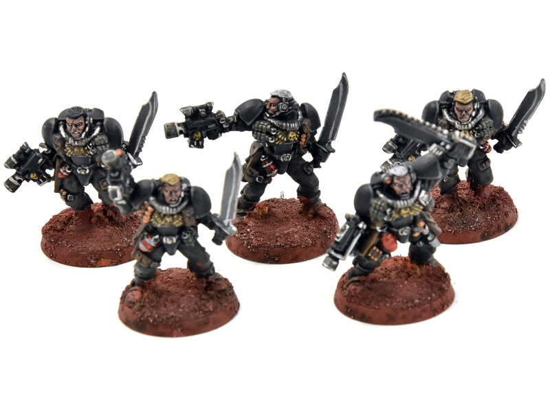 Games Workshop SPACE MARINES 5 Scouts #1 METAL Warhammer 40K