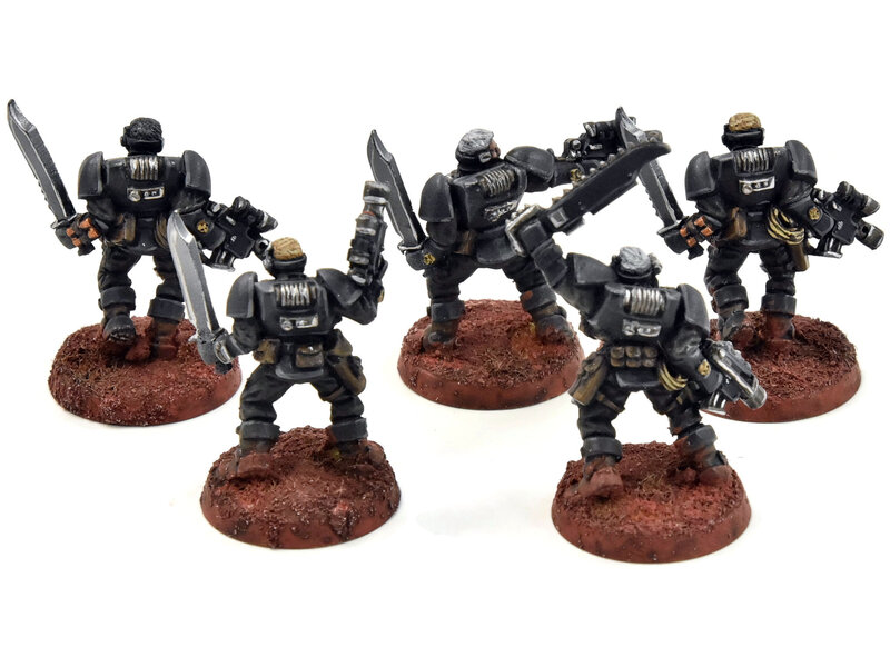Games Workshop SPACE MARINES 5 Scouts #1 METAL Warhammer 40K
