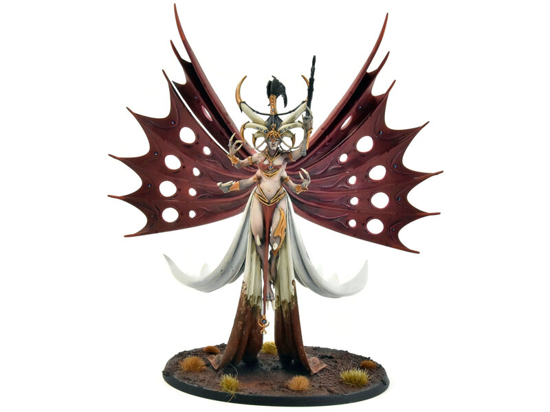 Games Workshop HEDONITES OF SLAANESH Synessa the Voice of Slaanesh #1 PRO PAINTED Sigmar