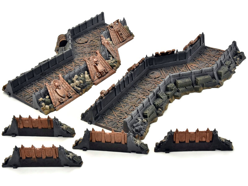 Games Workshop SCENERY Walls of martyrs WELL PAINTED Warhammer 40K