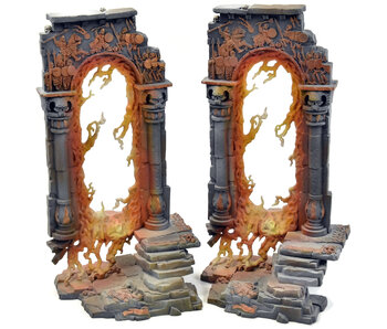 SCENERY Baleful Realmgates #1  WELL PAINTED Warhammer Sigmar Terrain