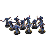 Games Workshop SPACE MARINES 10 Assault Intercessors #1 WELL PAINTED Ultramarines 40K