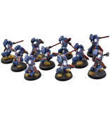 Games Workshop SPACE MARINES 10 Assault Intercessors #1 WELL PAINTED Ultramarines 40K