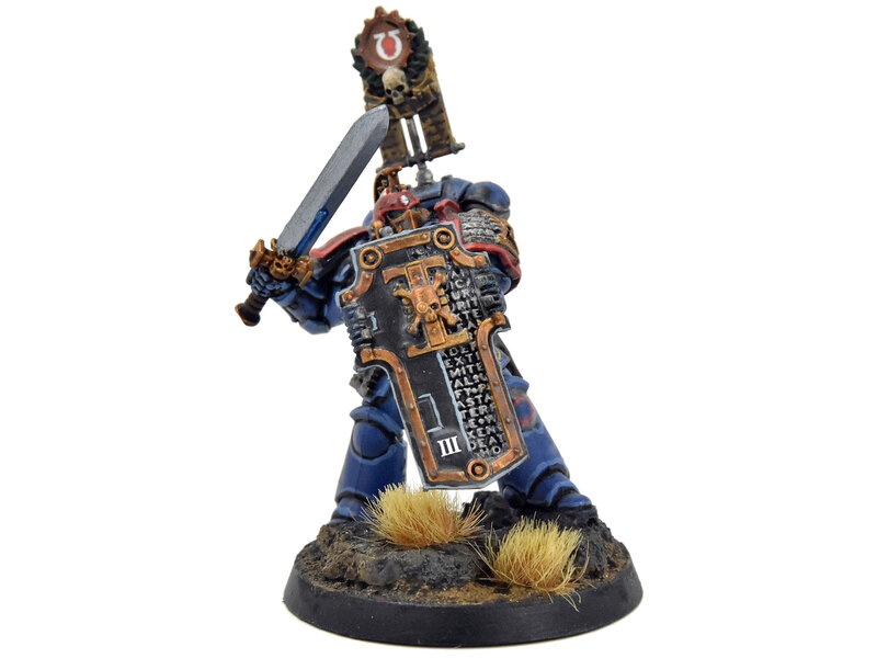 Games Workshop SPACE MARINES Bladeguard Ancient #1 WELL PAINTED Captain converted 40K