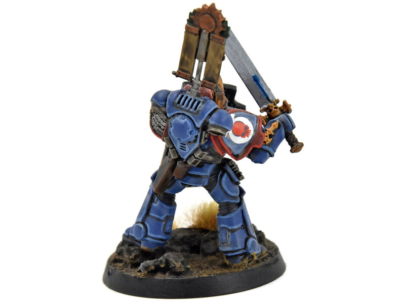 Games Workshop SPACE MARINES Bladeguard Ancient #1 WELL PAINTED Captain converted 40K